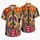 Retro Peace Love Music Guitar Vibes for Beach Vacations and Summer Festival Style Hawaiian Shirt - 5