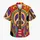 Retro Peace Love Music Guitar Vibes for Beach Vacations and Summer Festival Style Hawaiian Shirt - 7