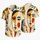 Abstract Cubist Faces Beach Vacation Style for Men Summer Resort Getaway Travel Looks Hawaiian Shirt - 5