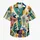 Retro Cubist Faces With Tropical Geometry For Beach Vacations And Summer Parties Hawaiian Shirt - 7