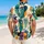Retro Cubist Faces With Tropical Geometry For Beach Vacations And Summer Parties Hawaiian Shirt - 2