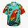 Scarlet Macaw Tropical Paradise Scene For Beach Vacations, Island Getaways, And Travel Hawaiian Shirt - 7