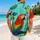 Scarlet Macaw Tropical Paradise Scene For Beach Vacations, Island Getaways, And Travel Hawaiian Shirt - 2
