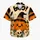 Smiling Halloween Pumpkins and Witch Hat for Festive Parties and Beach Vacation Gatherings Hawaiian Shirt - 7