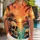 Tropical Skull Lagoon Sunset Escape for Beach Holidays and Island Vacation Style Hawaiian Shirt - 1