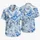 Blue Peony Garden With Ocean Breeze For Resort Holidays And Summer Vacation Style Hawaiian Shirt - 5