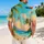 Tropical Beach Birds And Palm Cove For Sunny Vacation Days, Island Travel, And Men Hawaiian Shirt - 2