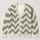 Sage Ivory Chevron Layers for Relaxed Spring Travel Style in Extended Sizes, Plus Size All-over Print Knitted Cardigan - 1