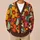 Retro Floral Blooms for Everyday Layering and Vacation Style for Plus Size Women All-over Print Knitted Cardigan - 6
