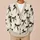 Black Ink Bow Motifs for Elegant Autumn Layering and Daily Vacation Style for Women All-over Print Knitted Cardigan - 6