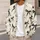 Black Ink Bow Motifs for Elegant Autumn Layering and Daily Vacation Style for Women All-over Print Knitted Cardigan - 5
