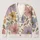 Abstract Floral Blooms in Soft Pastels for Casual Autumn Outings and Vacation Style All-over Print Knitted Cardigan - 1