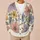 Abstract Floral Blooms in Soft Pastels for Casual Autumn Outings and Vacation Style All-over Print Knitted Cardigan - 6