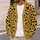 Mustard Heart Leopard Motif For Date Nights And Weekend Getaways With Everyday Charm All-over Print Knitted Cardigan - 5