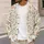 Pastel Botanical Flowers And Leaves For Spring Vacation Layering, Plus Size Women All-over Print Knitted Cardigan - 5