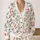 Pink Roses and Blue Daisies for Spring Days and Garden Dates, Feminine Style for Her All-over Print Knitted Cardigan - 2