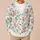 Pink Roses and Blue Daisies for Spring Days and Garden Dates, Feminine Style for Her All-over Print Knitted Cardigan - 6