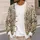 Pink Green Meadow Blooms for Autumn Layering, Vacation Days, and Elegant Date Style All-over Print Knitted Cardigan - 5