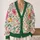 Colorful Wildflower Botanical Style for Spring Garden Lovers and Nature Loving Women All-over Print Knitted Cardigan - 2