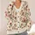 Vintage Rose Botanical Blooms for Autumn Layering, Romantic Everyday Style for Women All-over Print Knitted Cardigan - 4