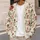 Vintage Rose Botanical Blooms for Autumn Layering, Romantic Everyday Style for Women All-over Print Knitted Cardigan - 5