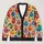 Colorful Jack-O'-Lanterns for Autumn Gatherings, Festivals, and Casual Layering Looks All-over Print Knitted Cardigan - 1