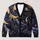 Celestial Black Cat Astrology Night Sky Magic for Everyday Layering and Stargazing All-over Print Knitted Cardigan - 1