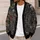 Japanese Oni Yokai Demon Motifs for Gothic Layering and Samurai-Inspired Streetwear All-over Print Knitted Cardigan - 5