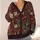Book Dragons for Cozy Reading Evenings, Library Visits, and Scholarly Fantasy Lovers All-over Print Knitted Cardigan - 4