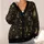 Celestial Tarot Astrology Motifs for Mystic Layering, Festivals, and Everyday Style All-over Print Knitted Cardigan - 4
