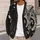 Black Cat Octopus Spiderweb Motif For Spooky Fall Layering, Gothic Animal Lovers Gift All-over Print Knitted Cardigan - 5