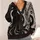 Black Cat Octopus Spiderweb Motif For Spooky Fall Layering, Gothic Animal Lovers Gift All-over Print Knitted Cardigan - 4