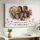 Personalized Family Photo Canvas – Custom Family Name Floral Wall Art, Christmas Gift for Grandparents - 2