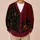 Gothic Mansion, Black Cat & Pumpkin Halloween Style for Spooky Autumn Evenings All-over Print Knitted Cardigan - 6