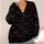 Mothman and Crimson Crescent Moon Night Sky for Gothic Everyday Layering and Collectors All-over Print Knitted Cardigan - 4