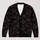 Mothman and Crimson Crescent Moon Night Sky for Gothic Everyday Layering and Collectors All-over Print Knitted Cardigan - 1