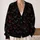 Mothman and Crimson Crescent Moon Night Sky for Gothic Everyday Layering and Collectors All-over Print Knitted Cardigan - 2