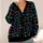 Neon Black Cat Faces for Cozy Everyday Layering and Cat Lover Gifts for Kawaii Fans All-over Print Knitted Cardigan - 4