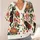 Kitsune Fox Mask and Japanese Tattoo Motifs for Streetwear and Everyday Layering All-over Print Knitted Cardigan - 4