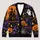 Pixel Halloween Pumpkins, Ghosts & Bats for Spooky Season Parties and Fall Nights All-over Print Knitted Cardigan - 1