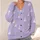 Pastel Fairytale Castle Fireworks for Magical Theme Park Vacation and Travel Day Outfits All-over Print Knitted Cardigan - 4