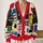 Teacher Apple and School Supply Collage for Appreciation Gifts and Classroom Days All-over Print Knitted Cardigan - 2