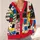Teacher Apple and School Supply Collage for Appreciation Gifts and Classroom Days All-over Print Knitted Cardigan - 4