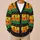 Halloween Witch Hats, Skulls, Bats And Spiders For Cozy October Night Celebrations All-over Print Knitted Cardigan - 6