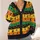 Halloween Witch Hats, Skulls, Bats And Spiders For Cozy October Night Celebrations All-over Print Knitted Cardigan - 4