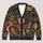 David Halloween Skeleton Music Motifs for Spooky Band Nights and Fall Gatherings All-over Print Knitted Cardigan - 1