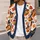 Jack-O-Lantern Witch Hat Autumn Style for Halloween Parties and Women All-over Print Knitted Cardigan - 5