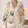 Watercolor Chickens And Roosters For Farmhouse Days, Country Living And Casual Women All-over Print Knitted Cardigan - 2