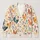 Watercolor Chickens And Roosters For Farmhouse Days, Country Living And Casual Women All-over Print Knitted Cardigan - 1