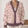 Pink Rabbit Wildflower Motifs For Cozy Everyday Layering And Cottagecore Women's Style All-over Print Knitted Cardigan - 2